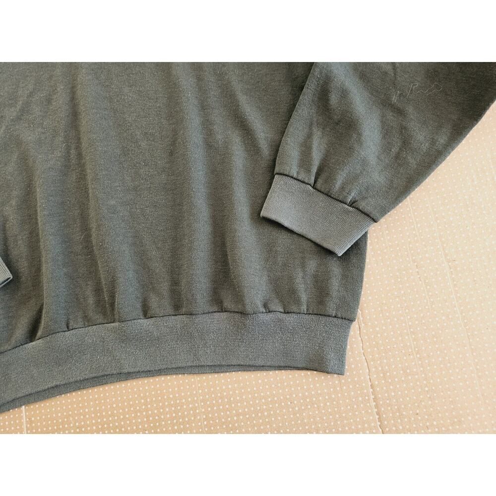 Marbas Men's 1/4 Zip Pullover Sweater Size XL Green Wool Blend - Picture 2 of 9